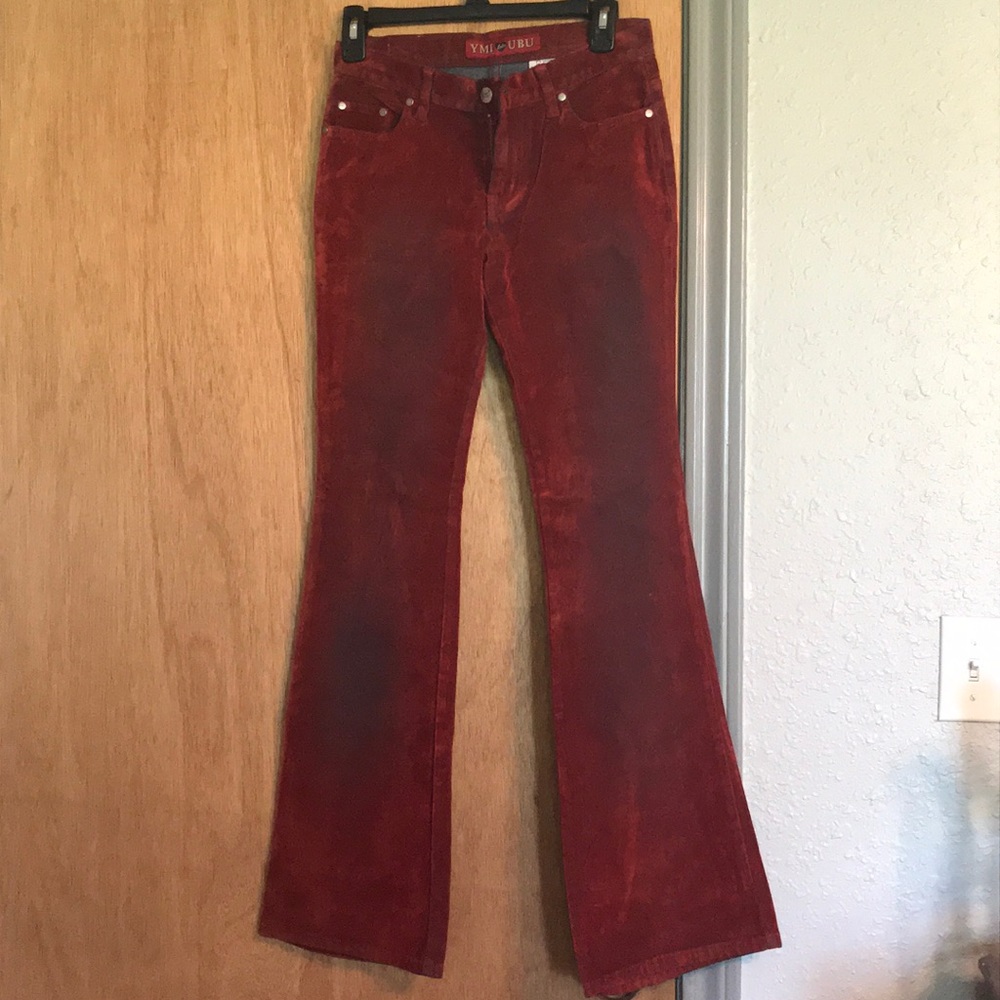 Vintage velvet bell bottom jeans